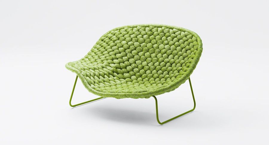 Яркий шезлонг Paola Lenti Shito