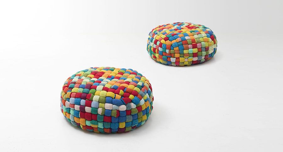 Квадратный или круглый пуф Paola Lenti Tobit