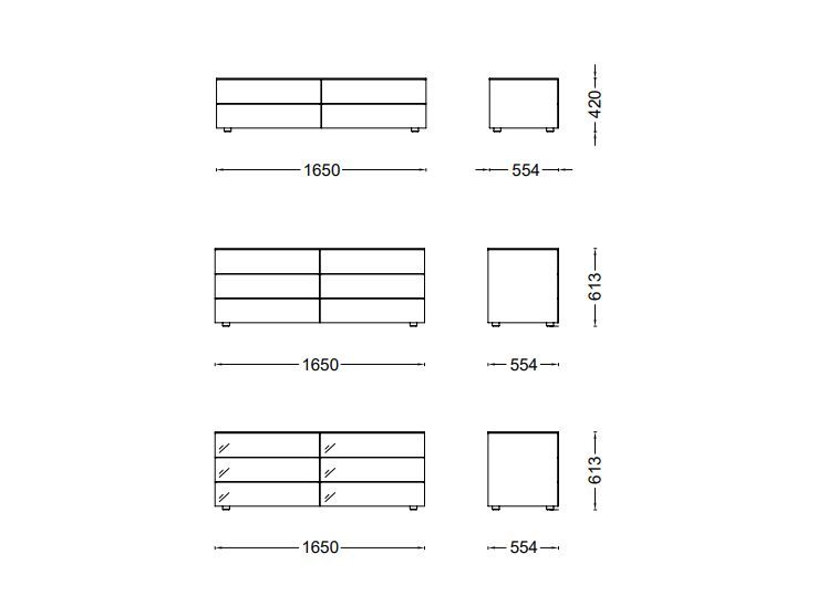 Современный комод Porro Boxes