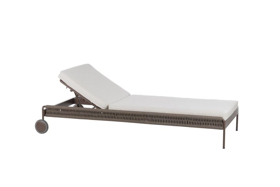 Плетеный шезлонг Point Weave Sunbed