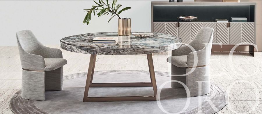 Роскошный стол Rugiano Decoro Round