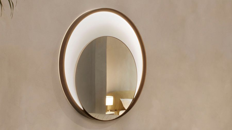 Круглое зеркало Rugiano Double Ring Mirror