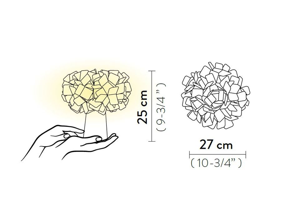 Дизайнерский светильник Slamp Clizia Mama Non Mama Battery