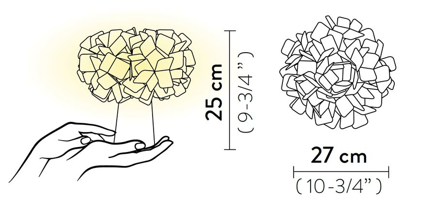 Дизайнерский светильник Slamp Clizia Battery