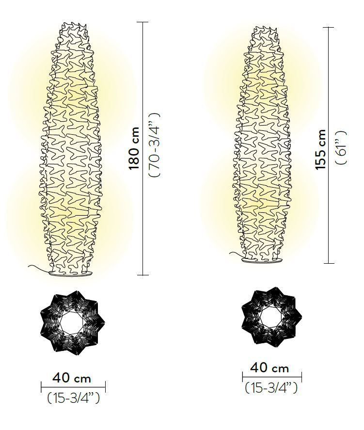 Модный светильник Slamp Cactus Floor