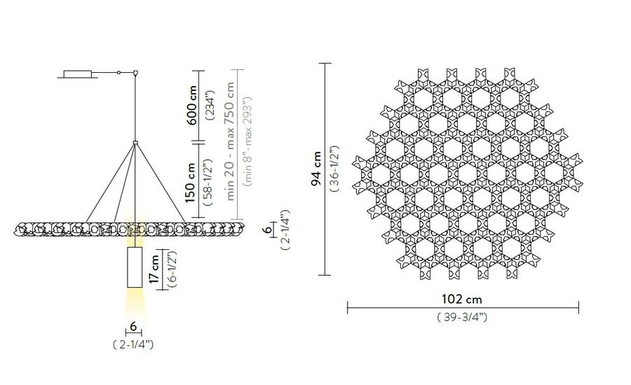 Модульный светильник Slamp Nuvem Modular System