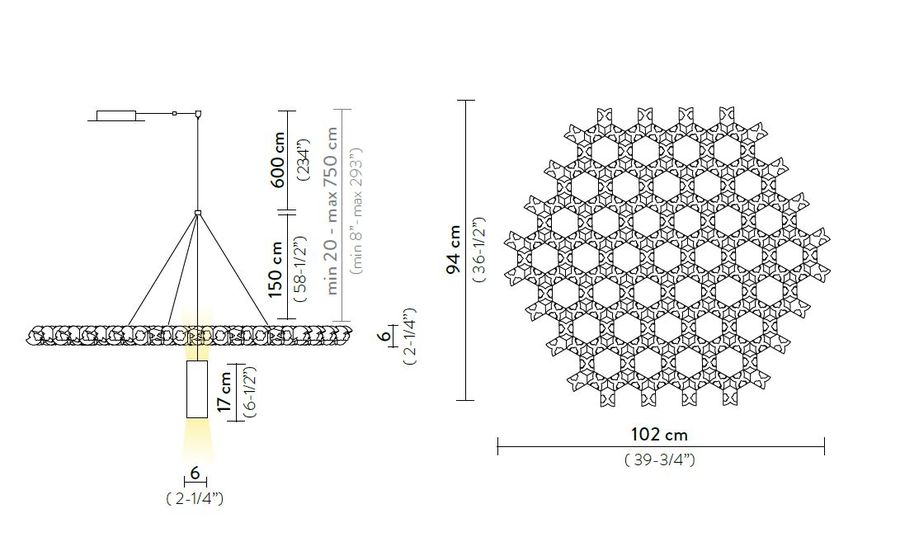 Подвесной светильник Slamp Nuvem Suspension