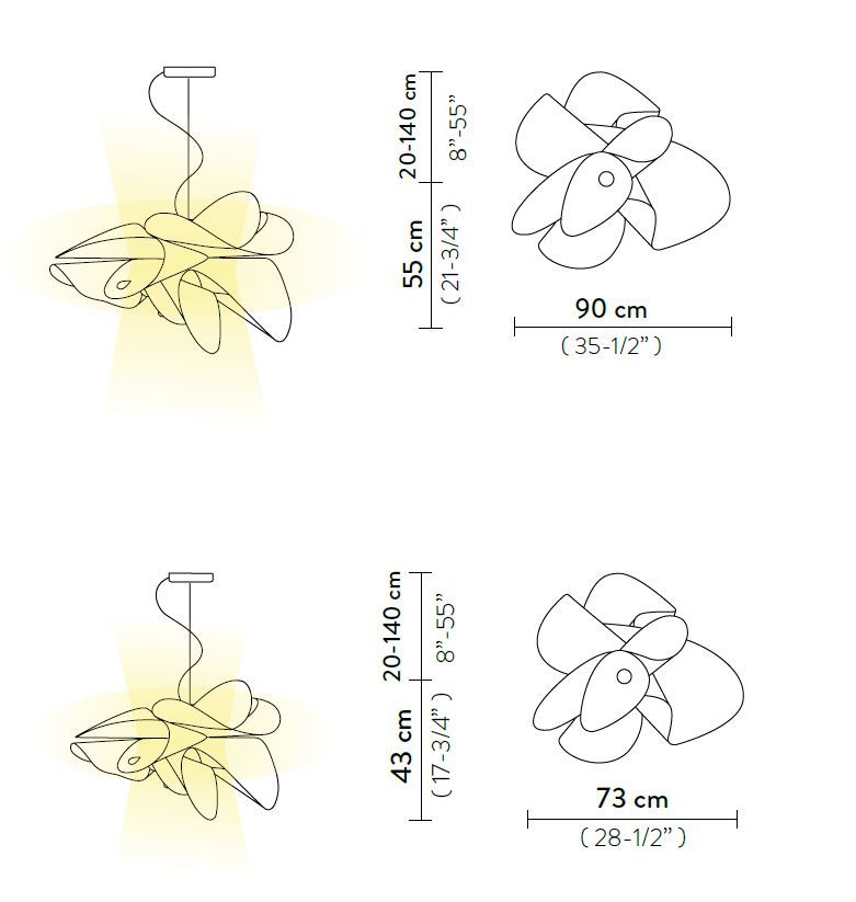 Подвесной светильник Slamp Etoile Suspension