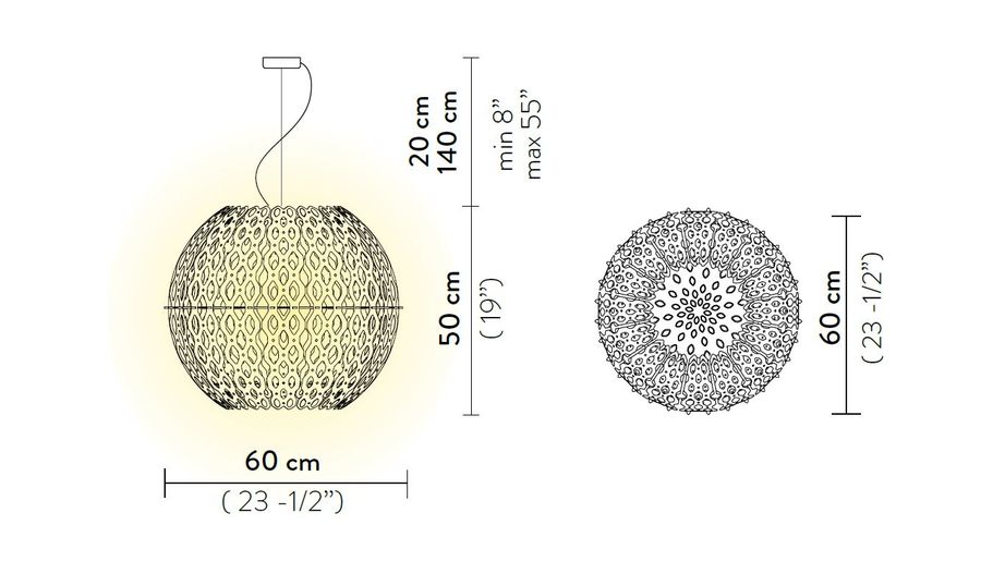 Подвесной светильник Slamp Charlotte Globe Suspension