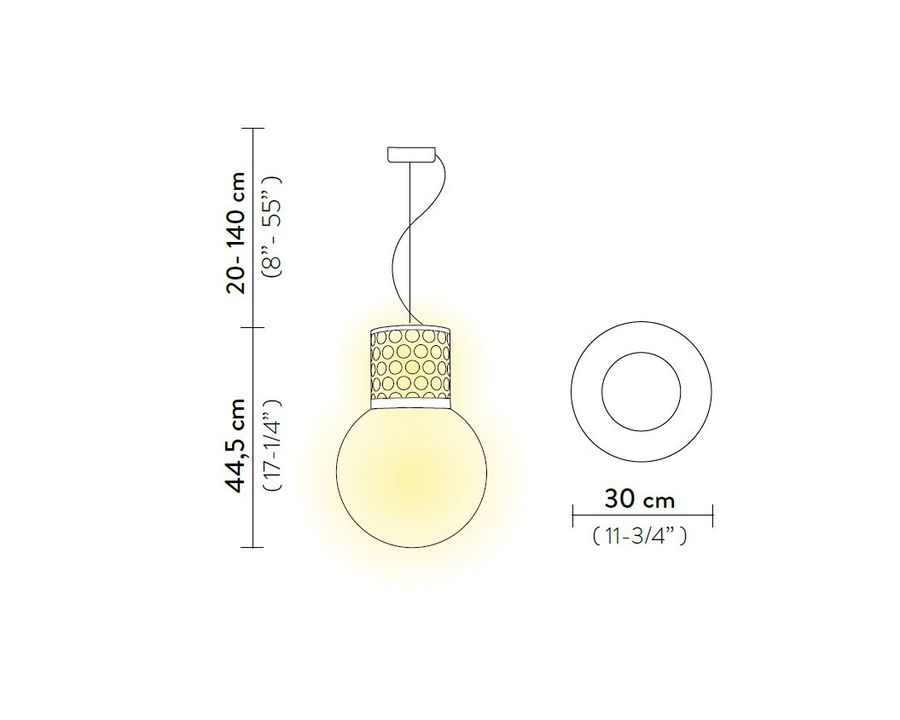 Дизайнерский светильник Slamp Atmosfera Suspension