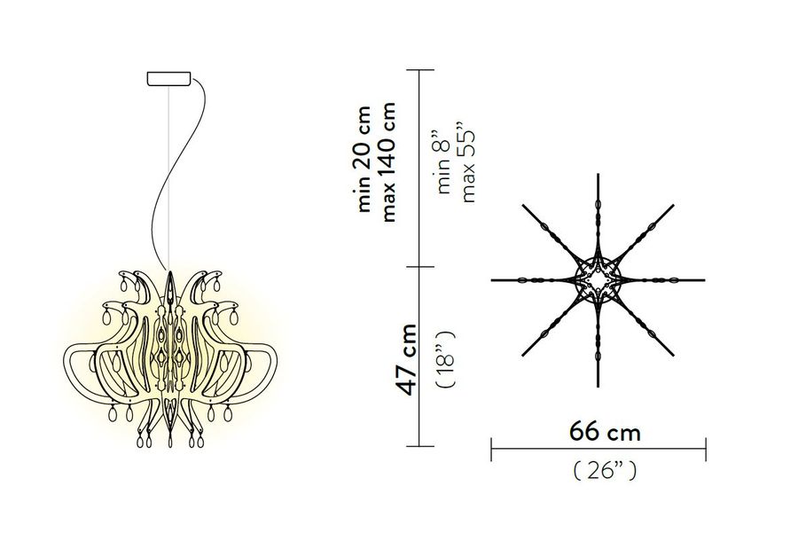 Дизайнерский светильник Slamp Lillibet Suspension