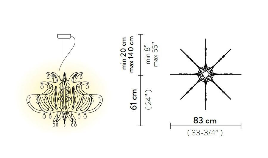 Дизайнерский светильник Slamp Medusa Suspension