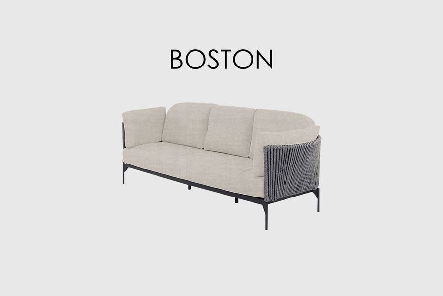 Трехместный диван Skyline Design Boston Sofa