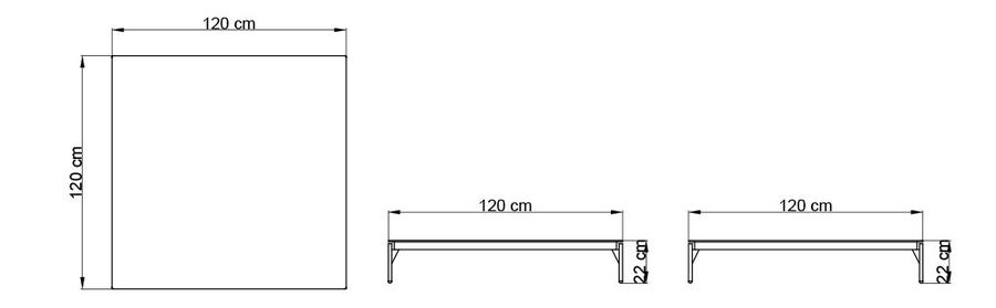 Низкий столик Skyline Design Boston Coffee Table