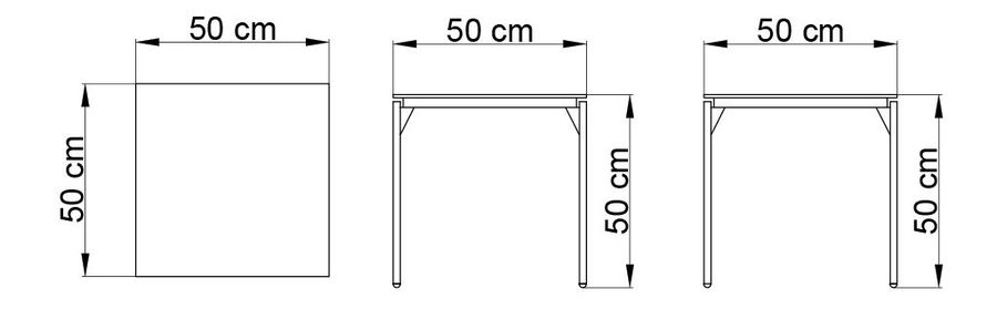 Приставной столик Skyline Design Boston Side Table