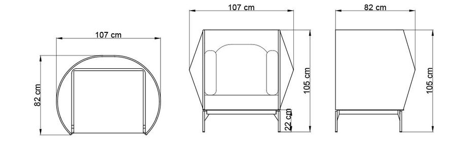 Кресло с высокой спинкой Skyline Design Boston High Back Chair