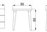 Приставной столик Skyline Design Krabi Side Table