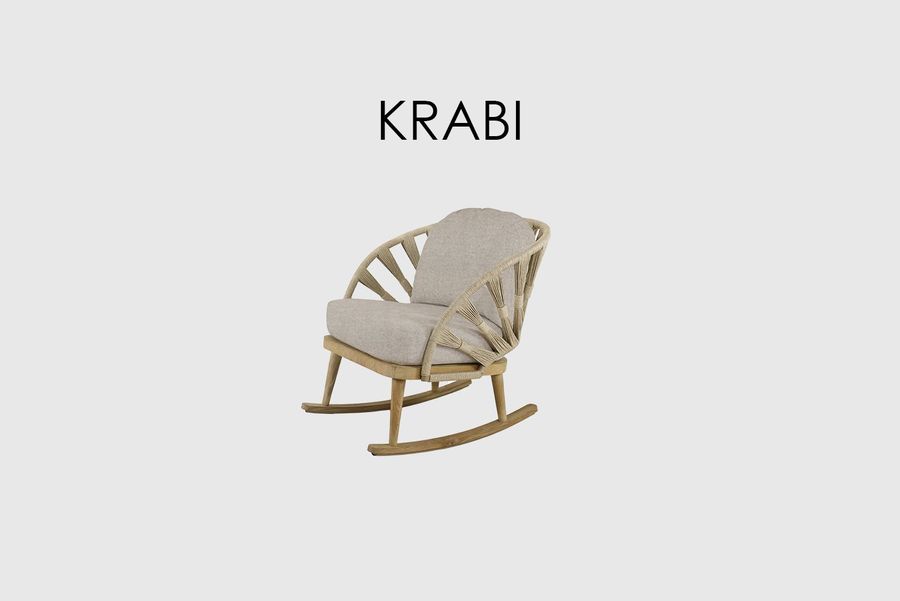 Кресло качалка Skyline Design Krabi Rocking Chair