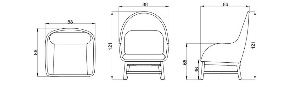 Садовое кресло Skyline Design Alaska High Back Chair
