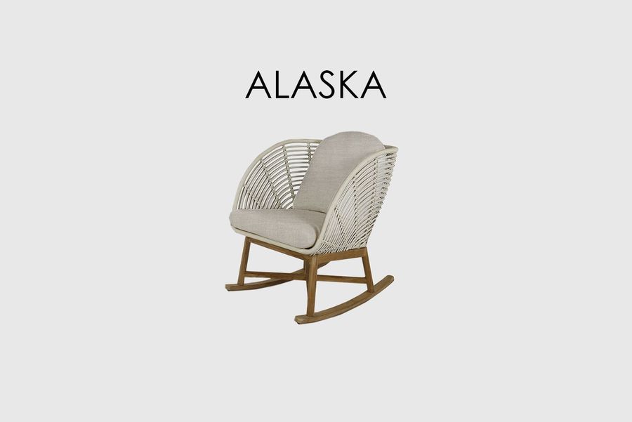 Садовое кресло-качалка Skyline Design Alaska Rocking Armchair