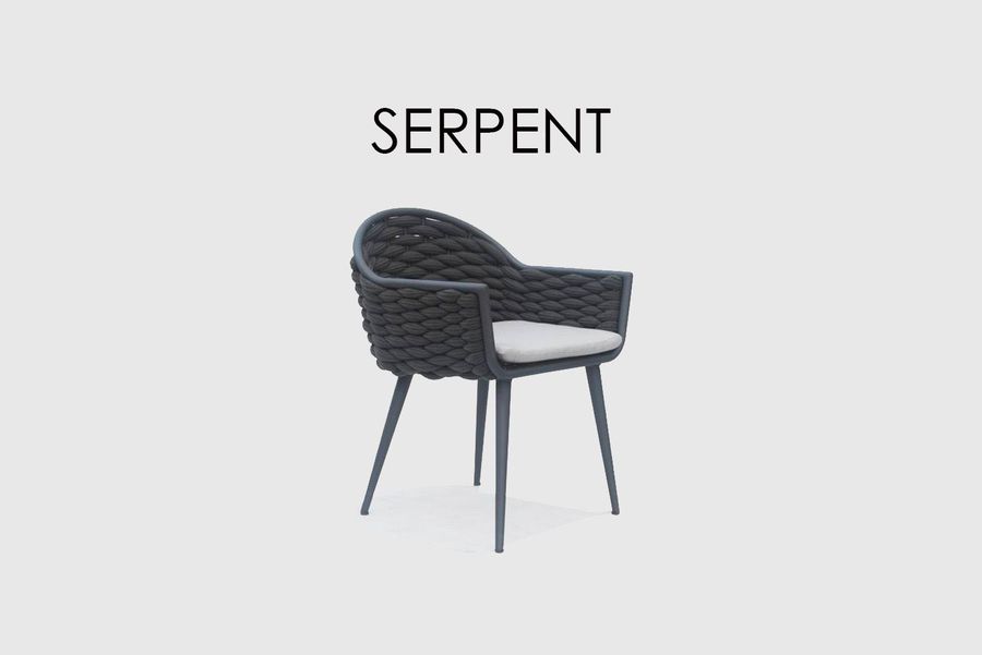 Садовый стул Skyline Design Serpent Dining Armchair