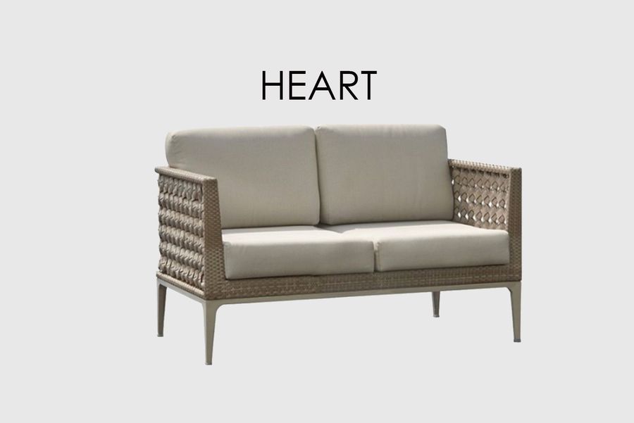 Двухместный диван Skyline Design Heart Loveseat