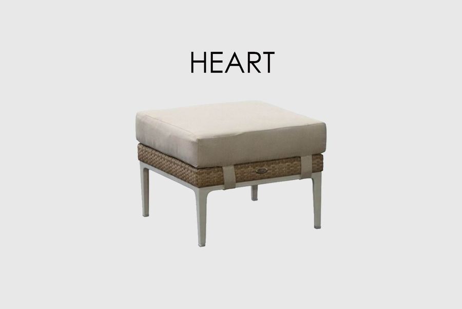 Садовая банкетка Skyline Design Heart Ottoman