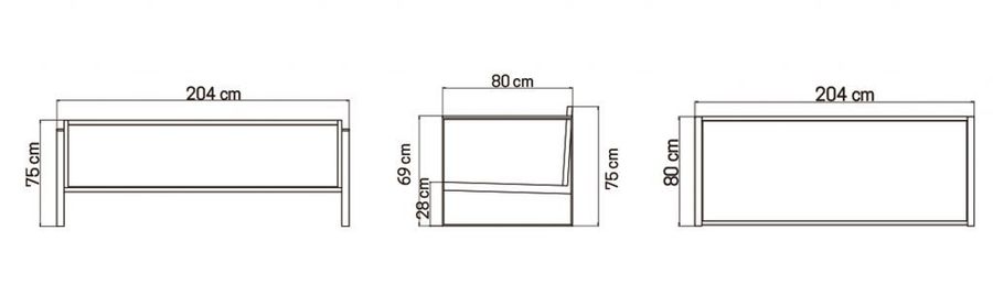 Стильный диван Skyline Design Horizon Sofa