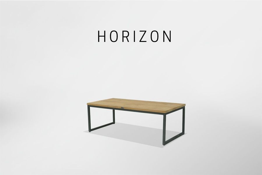 Деревянный столbr Skyline Design Horizon Mesa Centro Nautic Rectangular