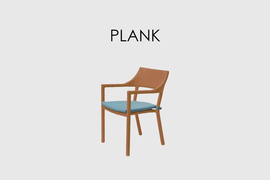 Садовый стул Skyline Design Plank Dining Armchair