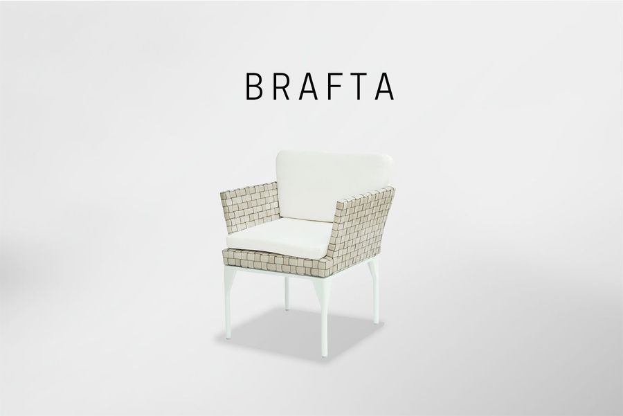 Стул с подлокотниками Skyline Design Brafta Sillon Comedor