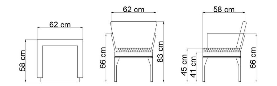 Стул с подлокотниками Skyline Design Brafta Sillon Comedor