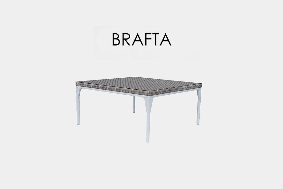 Стеклянный стол Skyline Design Brafta Mesa Cuadrado