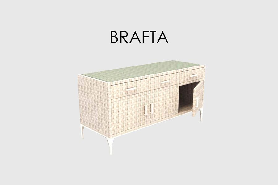 Элегантный буфет Skyline Design Brafta Bufet