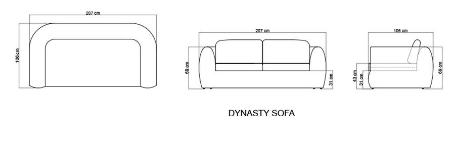 Шикарный диван Skyline Design Dynasty Sofa