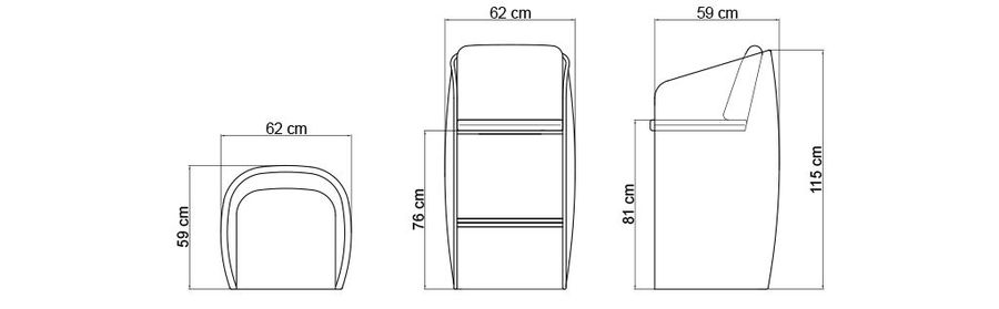 Барный стул Skyline Design Dynasty Taburete