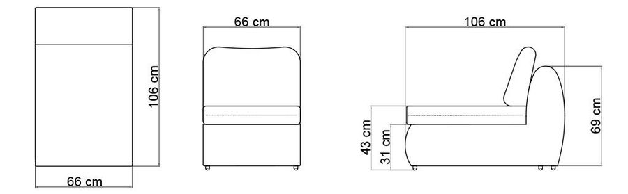 Модульный диван Skyline Design Dynasty Moduls