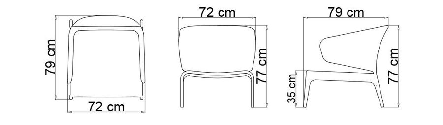 Садовое кресло Skyline Design Journey Sillon