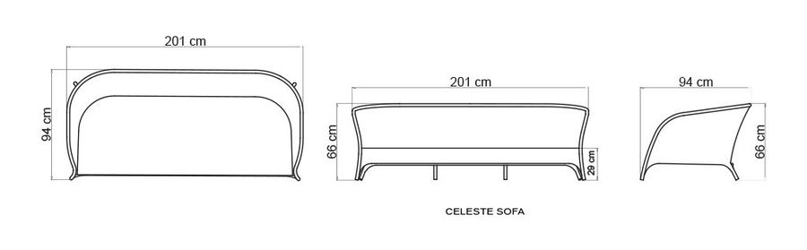 Удобный диван Skyline Design Celeste Sofa