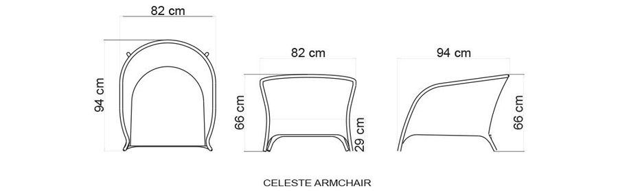 Стильное кресло Skyline Design Celeste Armchair