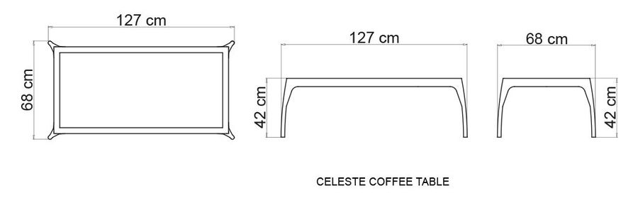Кофейный столик Skyline Design Celeste Coffee Table