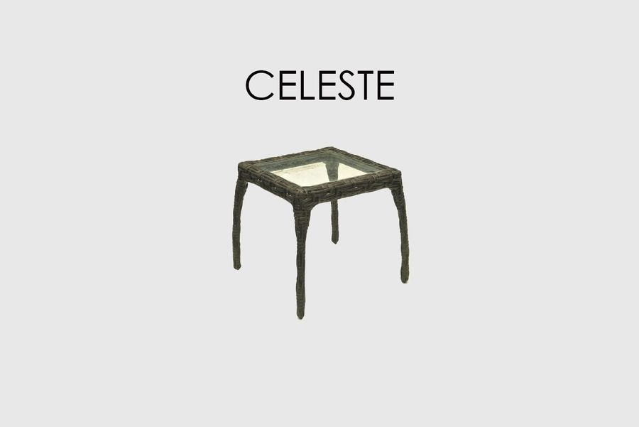 Стеклянный столик Skyline Design Celeste Side Table