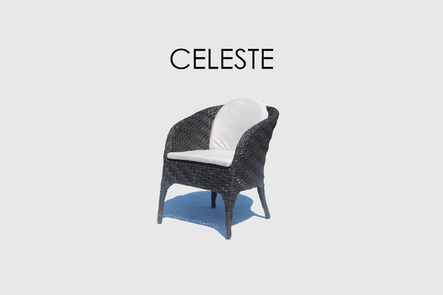 Стул с подлокотниками Skyline Design Celeste Dining Armchair