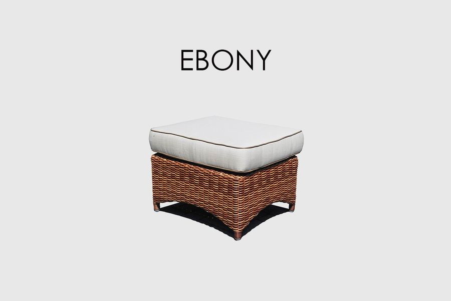 Уличная банкетка Skyline Design Ebony Ottoman