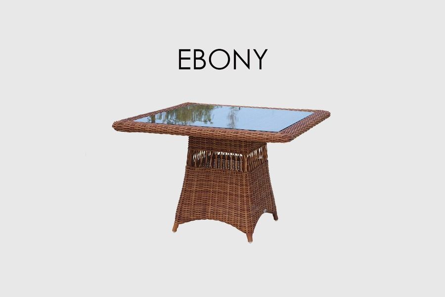 Квадратный стол Skyline Design Ebony Square Dining Table