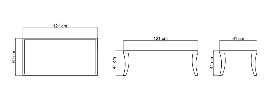 Журнальный столик Skyline Design Madison Coffee Table