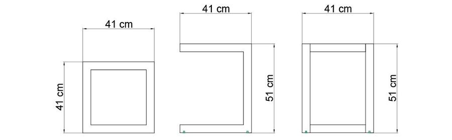 Придиванный стол Skyline Design Madison Aux Table