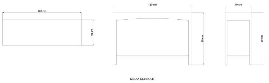 Приставная консоль Skyline Design Madison Media Console