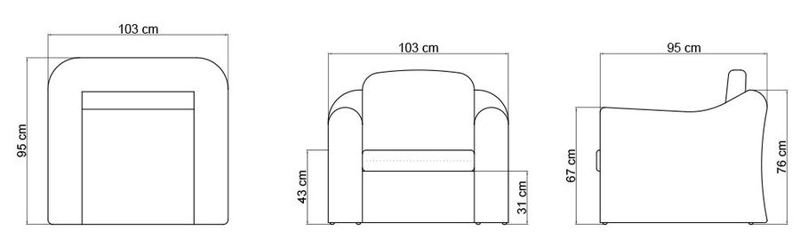 Садовое кресло Skyline Design Calderan Armchair