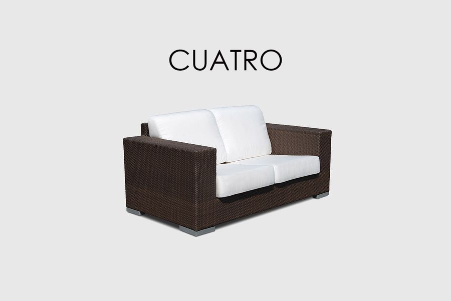 Плетеный диван Skyline Design Cuatro Pacific Loveseat